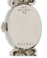 Bulova Lady's Diamond, White Gold Watch