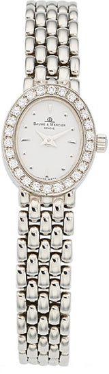 Baume & Mercier Lady's Diamond, White Gold Watch