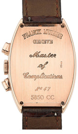 Franck Muller Gentleman's Chronograph Gold Watch