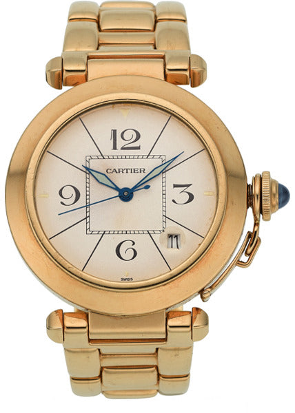 Cartier Unisex Gold Pasha Automatic Watch, circa 1990