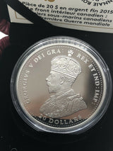 2015 $20 Fine Silver Coin Canada's First Submarines During the First World War