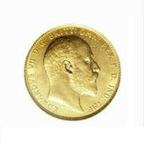 Canada: Edward VII gold Sovereign 1909-C, Bust right/St. George slaying dragon with date below, Fr-1, KM-14, MS62 NGC