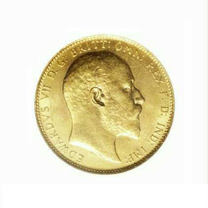 Canada: Edward VII gold Sovereign 1909-C, Bust right/St. George slaying dragon with date below, Fr-1, KM-14, MS62 NGC