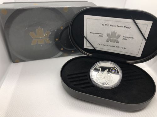 2000 Canada Transportation Series - H.S Taylor Buggy  $20 Silver Coin Hologram