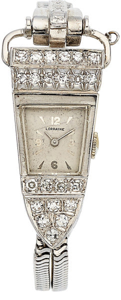 Swiss Lady's Diamond, White Gold Watch