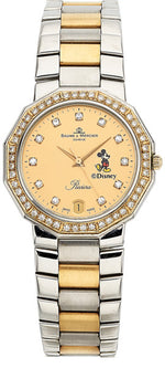 Baume & Mercier Gentleman's Diamond, Stainless Steel Disney Riviera Watch