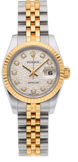 Rolex Lady's Diamond, Gold, Stainless Steel DateJust Watch