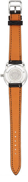 Hermes Lady's Diamond, Mother-of-Pearl, Stainless Steel Arceau TPM Watch