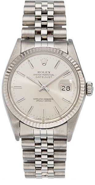 Rolex Gentleman's Stainless Steel DateJust Watch, circa 1988