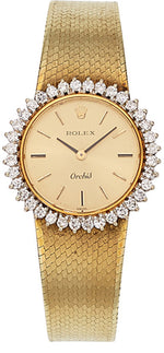 Rolex Lady's Diamond, Gold Watch