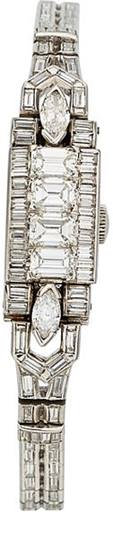 Bulova Lady's Diamond, Platinum Watch