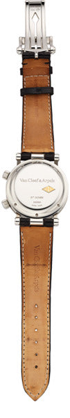 Van Cleef & Arpels Gentleman's Stainless Steel Automatic World Time Watch with Alarm