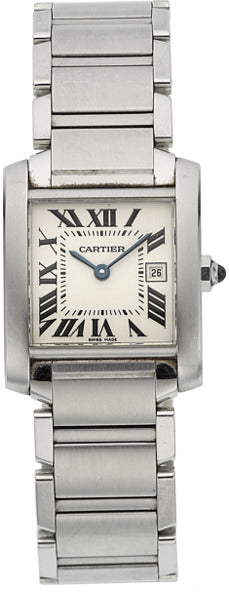 Cartier Unisex Tank Francaise Stainless Steel Watch