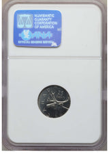 Canada: Elizabeth II Mint Error 25 Cents ND MS64 NGC