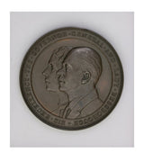 Canada: Bronze Medal 1931, Clowery 114, Governor Earl & Lady Bessborough. Medal by Mapin & Webb, 51 mm, 53.8 grams. Toned XF and qui