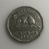 1947 Canada Maple Leaf Nickel, Canada 5 Cents