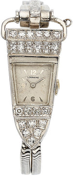 Swiss Lady's Diamond, White Gold Watch