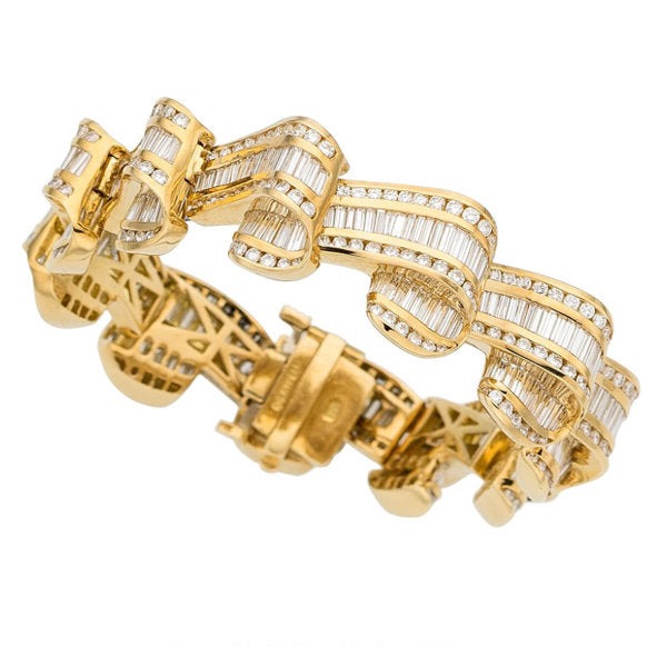 Diamond, Gold Bracelet, Charles Krypell