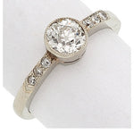 Diamond, White Gold Ring