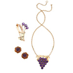 Retro Amethyst, Gold Jewelry